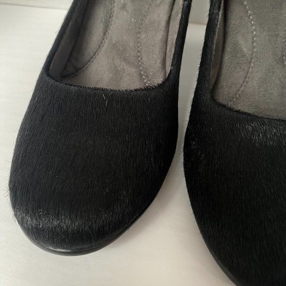 COPY - AEROSOLES DOLLE UP PUMP BLACK COWHAIR IN SIZE 9.5W - Picture 8 of 8